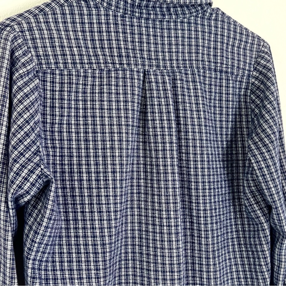 Brandy Melville blue plaid flannel button down - Picture 7 of 7